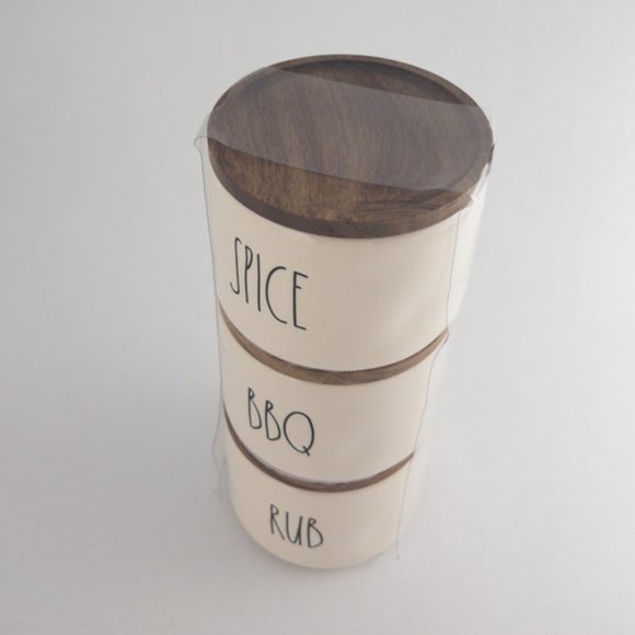 Rae Dunn by Magenta SPICE/BBQ/RUB set - Picture 2 of 3